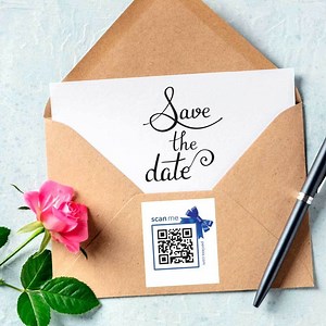 Autocollants vidéo QR code avec noeuds - Ajoutez votre propre vidéo (ensemble de 12 pièces) - Etsy France