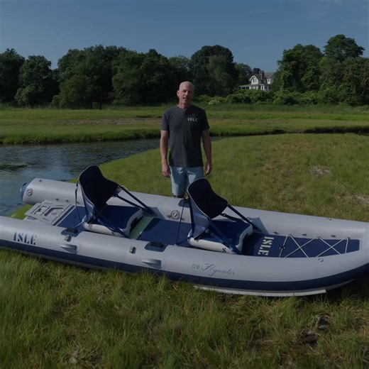 The Flywater Micro-Skiff is ultra-lightweight kayak is a dream to paddle, incredibly stable, and perfect for all your on-water adventures. | ISLE