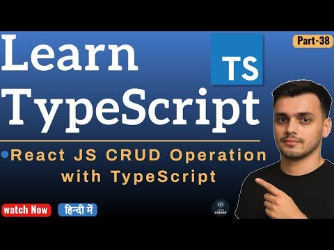 #39 CRUD Operation in React JS with TypeScript | React JS with TypeScript | TypeScript Tutorial