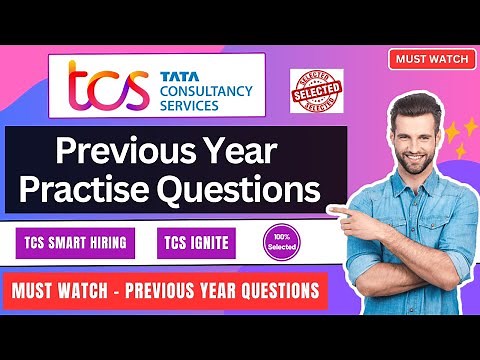TCS Ignite and Smart Previous Year Questions | Practice Exam Questions | TCS Hiring 2025
