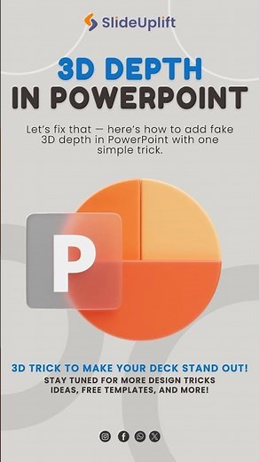 How to Add Realistic 3D Depth in PowerPoint (Simple Design Trick)