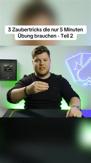 3 Zaubertricks die nur 5 Minuten Übung brauchen - Teil 2 #zauber #zaubertrick #magictrick #zauberer #magie