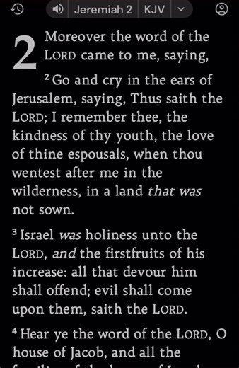 Jeremiah 2. #kjv #bible #Jeremiah