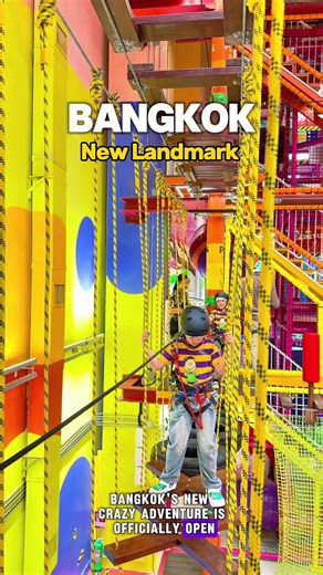 Harbor Adventure: Bangkok's Premier Indoor Zipline Experience