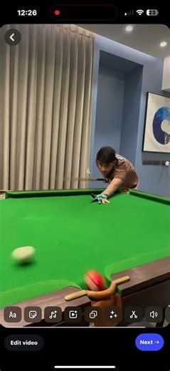 Just a boy … runing the pool table 😂😂 #rajabfamily #trending #mostviewed #pooltable