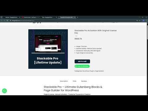 Download Stackable Pro With License Key | Stackable Pro Gutenberg Blocks Plugin