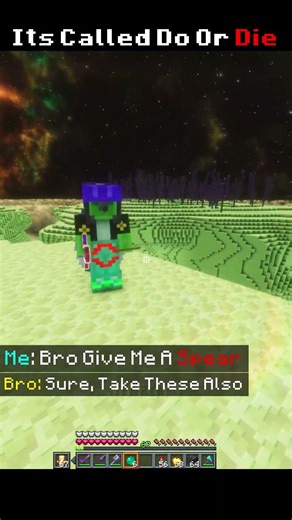 Its Called Do OR Die⛏️🗡| #shorts #minecraft #jiffy #bedrock #mcpe #dream #trending