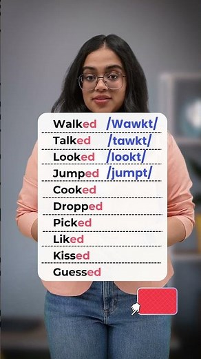 How to Pronounce -ed Endings Correctly | Improve English Pronunciation Fast and Easy | Ananya
