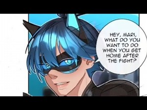 Luka as Chat noir comic|mlb dub| lukanette