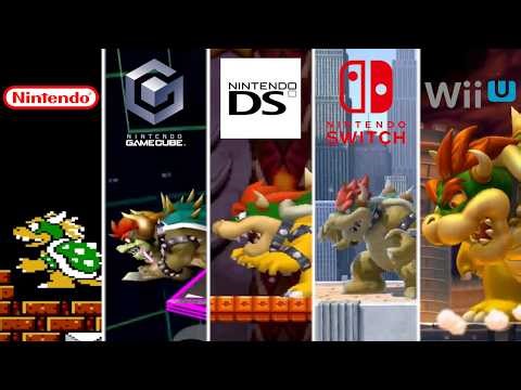 Evolution of Bowser Graphics In Super Mario Games Nintendo [1985 – 2025]