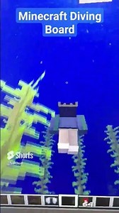 Minecraft Diving Board #gameplay #minecraft #minecrafter