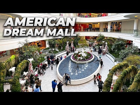Walking American Dream Mall : Second Largest Mall in America
