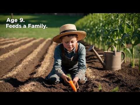 How Amish Kids Learn to Grow Food Before Age 10