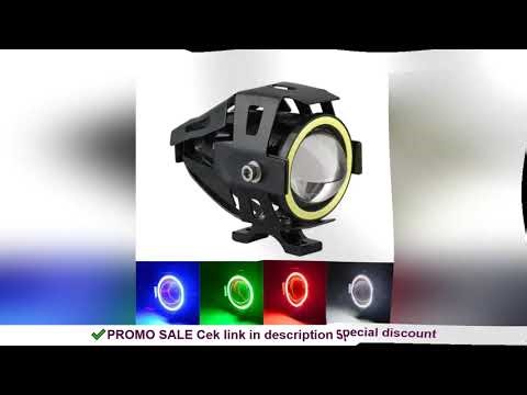 Motorcycle Headlight Fog Lights Super Bright Abgle Eyes Additional Spotlights Universal Moto Auxilia