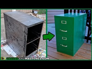 Remodeling a Filing Cabinet | Painting the Cabinet