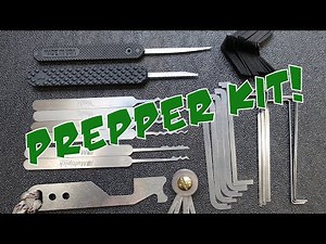 (1509) Emergency Lock Pick Kit for Preppers