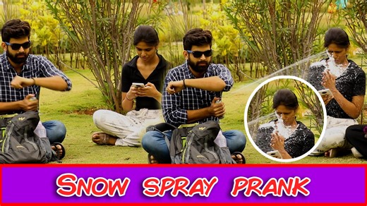 2.4M views · 120K reactions | BLIND MAN SNOW SPRAY PRANK 藍 | Sahil Virwani Pranks | Facebook