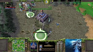 【暗夜版骷髅海】魔兽争霸大帝解说 Happy vs Moon TM