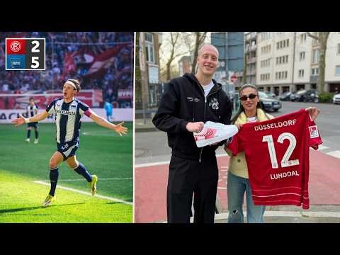 Fortuna 2–5 Hertha / Bundesliga vlog… Valgeir Lunddal invited me to Germany 🇩🇪👀
