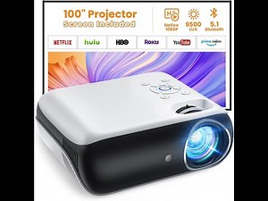HAPPRUN 9500L Projector Review – Pros & Cons – 1080P Portable Projector