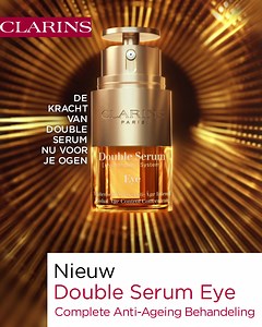 Nieuw Double Serum Eye Complete Anti-Ageing Behandeling | Clarins