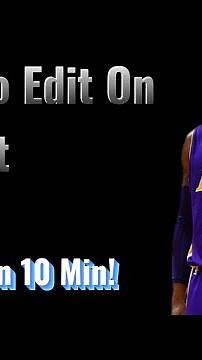 How To Make A Simple Basketball Edit On Capcut