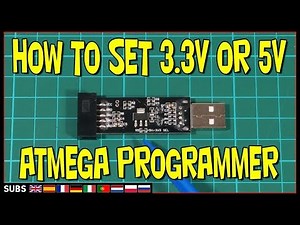 3.3V or 5V ATMEGA Programmer Setup