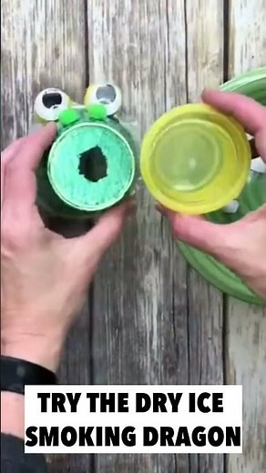 Smoking Dragon Science Experiment (Dry Ice Craft for Kids)