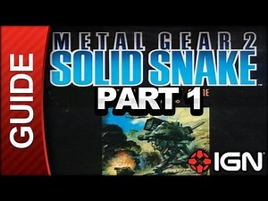 Metal Gear 2: Solid Snake (MSX) Walkthrough Part 1 - Infiltration Point
