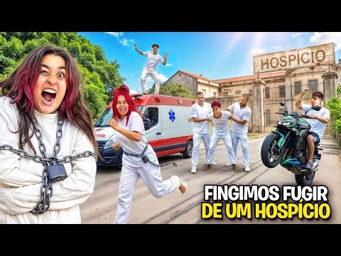 FINGIMOS FUGIR DE UM HOSPÍCIO *Ficamos loucos de verdade ?