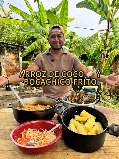 Bocachico Frito y Arroz de Coco Manjar de Pueblo🇨🇴🔥 | Carlos Blanco