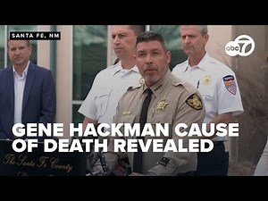 FULL PRESSER: Cause of death revealed for Gene Hackman, wife