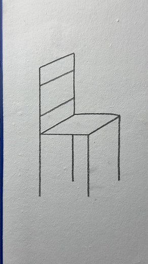 How to draw a chair step by step for beginners