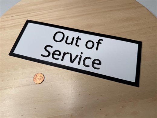 Out of Service Sign – Out of Order Bathroom Door Sign for Small Business, Restaurant, Office & Shop | Do Not Use Restroom Banner Display - Etsy