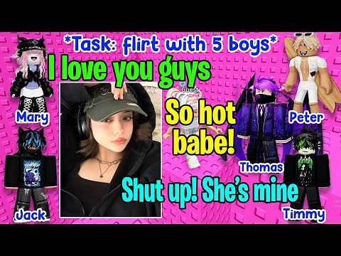 ❤️ TEXT TO SPEECH 🌹 I'm The Only Princess In A Group Of 5 Handsome Guys 🍀 Roblox Story
