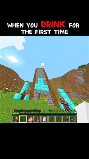 Minecraft Steve Drunk🍺 #shorts