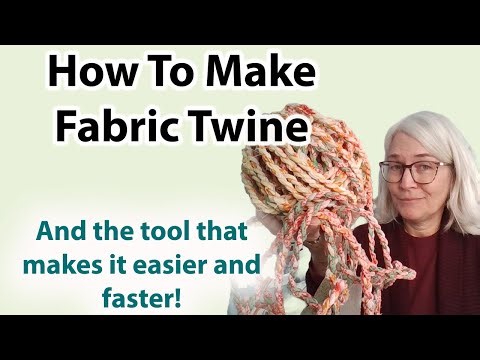 How To Make Fabric Twine Easier and Faster Using a Braiding Stand