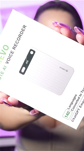 @natashkaats_ on Instagram: "Check link in my linktree 💖 Powered by ChatGPT-4.1, supports 140 languages with 17 professional templates (meeting notes, interviews, lectures, and more). 99%+ accuracy and instant key-point summaries. @umevo_official promocode: NATOTSETSKHLADZE #UMEVO #UMEVOAI #umevo #umevoai #ai #business #futureofwork #ugc #VoiceRecorder #smartdevices #chatgpt #study #ainotetaker #learningtools #techlife #MobileTech #TechLovers"