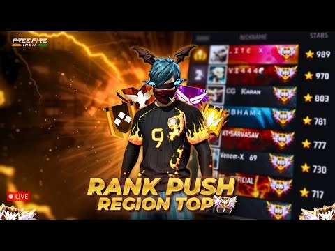 Free Fire Live 🔥 | Sandy Gaming Rank Push Battles!