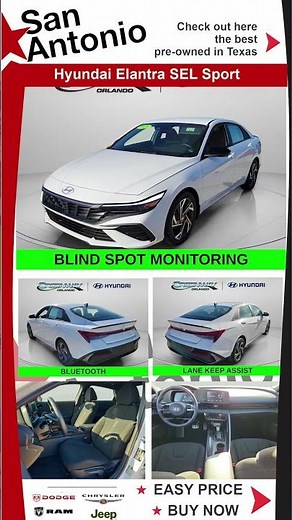 Pre-Owned 2025 Hyundai Elantra SEL Sport FWD 4D Sedan