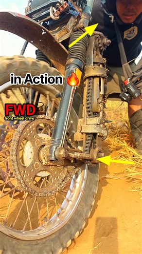 FWD Mode 2x2 AWD Motorcycle — Front-Wheel Drive in Action 🔥