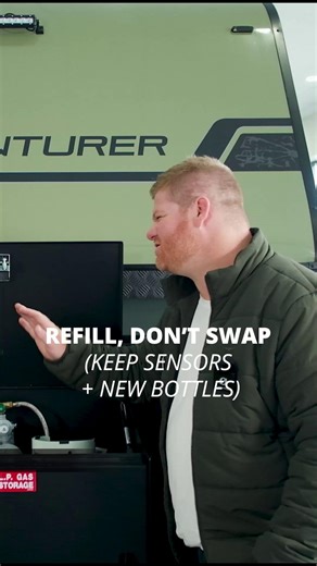3 simple tips to keep your gas system running smoothly on your next trip: 1. Refill, don't swap: If you can, refill your own bottle. 2. The "One Full" Rule: If you have a dual setup, get into the habit of refilling your empty bottle as soon as you switch over. Always keep one in reserve. 3. Slow and steady: Opening your valve too fast can trigger the safety shutoff mechanism. Turn the knob slowly to press up the lines correctly. - Full video: | Jayco Australia