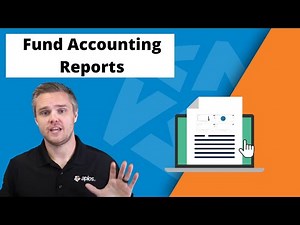 Creating Fund Accounting Reports (Fund Balances, Income Statement, and Contribution Statements)