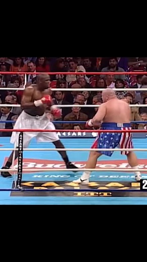 Fighting Icons on Instagram: "Butterbean scored one of the most brutal knockouts of his storied professional boxing career against the towering Ed White. The pair squared off at Thomas & Mack Center, Las Vegas in April 1997 for the IBA super-heavyweight trinket. The IBA, who are one of the lesser sanctioning bodies that aren’t recognised as a major organisation, created the belt especially for Butterbean - real name Eric Esch - on his promoter Bob Arum’s request. In an interview with the LA Time