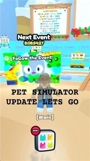 Pet simulator Update #update #petsimulator