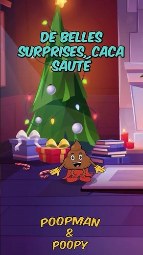 💩🎄🎶 Avec le chocolat, caca tout mini ! À Noël, on fait tous caca ! | Poopman & Poopy