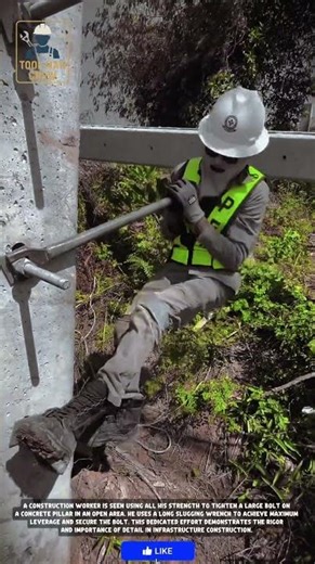 Insane Torque! 🔩 How a Massive Lever Arm Makes Heavy Construction Look Easy