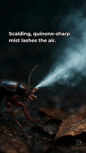 Bombardier Beetle: Tiny Bug With a Boiling Chemical Cannon