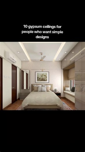 10 Simple Gypsum Ceiling Designs for Your Home