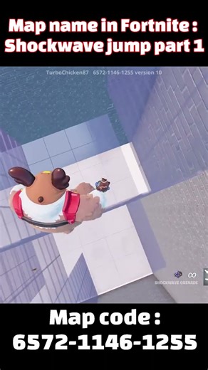 NEW LEVEL Shockwave jump part 1 - Glass Challenge #fortnite